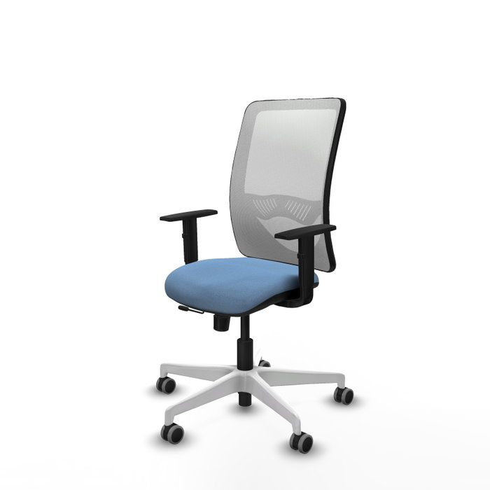 PIQUERAS Y CRESPO Silla de oficina Zulema Azul cielo y Blanco PIQUERAS Y CRESPO Silla de oficina Zulema Azul cielo y Blanco