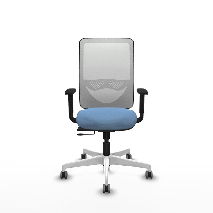 PIQUERAS Y CRESPO Silla de oficina Zulema Azul cielo y Blanco PIQUERAS Y CRESPO Silla de oficina Zulema Azul cielo y Blanco