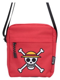 Nemesis Now Bolso bandolera One Piece Luffy Jolly Roger Rojo 23 cm