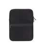 Rivacase 5617 Bolso Bandolera Neopreno Negro para Hombre - Organizador de Viaje Antishock con Funda para Tablet 10.1 Pulgadas