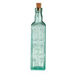BORMIOLI Fiori Botella Country Home de 50 cl - Cristalería para agua o bebidas