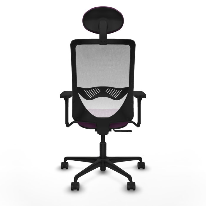 PIQUERAS Y CRESPO Silla de oficina Zulema con mecanismo Sincro, Morado y Blanco PIQUERAS Y CRESPO Silla de oficina Zulema con mecanismo Sincro, Morado y Blanco