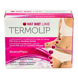 WAYDIET NATURAL PRODUCTS Termolip Termogenik 50 Cápsulas Control de Peso Vegano