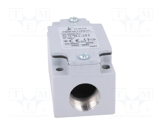 POKÓJ Interruptor de fin de carrera con espárrago Ø10mm, NO + NC, 10A
