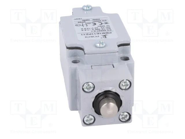 POKÓJ Interruptor de fin de carrera con espárrago Ø10mm, NO + NC, 10A