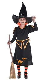 Creaciones Llopis Disfraz Bruja Carol T-1 Infantil Niña 3-5 años