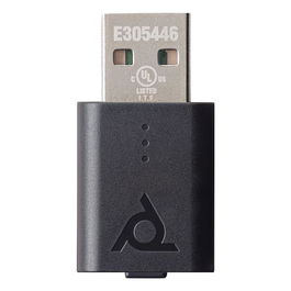 HP Adaptador Poly Savi D400-M DECT Dongle, Certificación Microsoft Teams, Negro