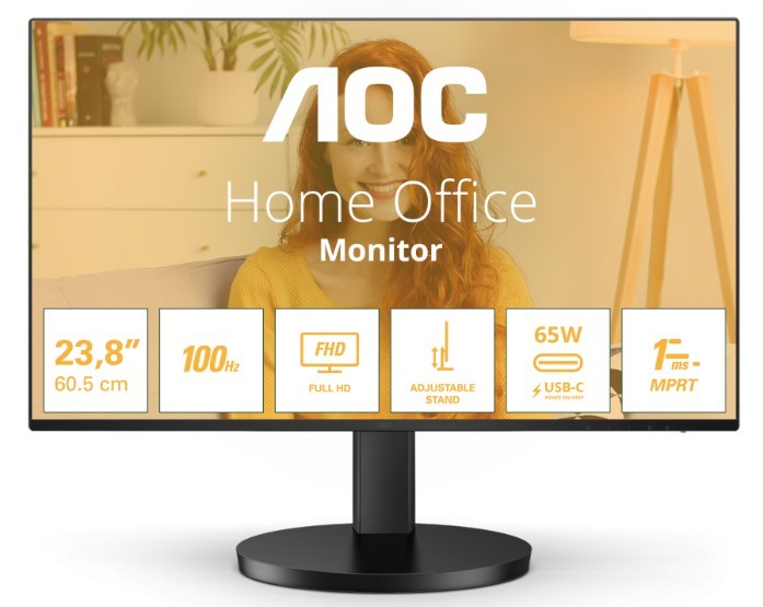 AOC 27B3CF2 Monitor 27 pulg. Full HD IPS 100Hz USB-C