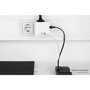 Kabelmeister Cubo de enchufes con 3 tomas de corriente, USB-C (20W, PD 3.0) y USB-A (18W), blanco
