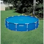 Intex Cubierta de burbujas para piscina redonda elevada, modelo 6941057422244, diámetro 549 cm