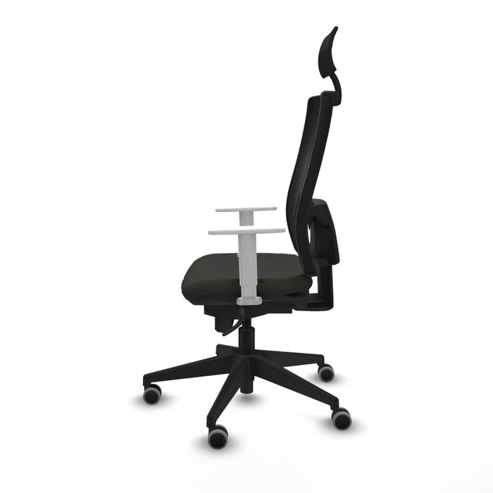 PIQUERAS Y CRESPO Silla de oficina Horna con mecanismo Sincro, Negro PIQUERAS Y CRESPO Silla de oficina Horna con mecanismo Sincro, Negro
