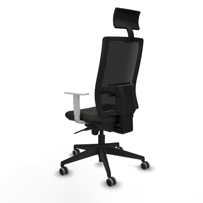 PIQUERAS Y CRESPO Silla de oficina Horna con mecanismo Sincro, Negro PIQUERAS Y CRESPO Silla de oficina Horna con mecanismo Sincro, Negro