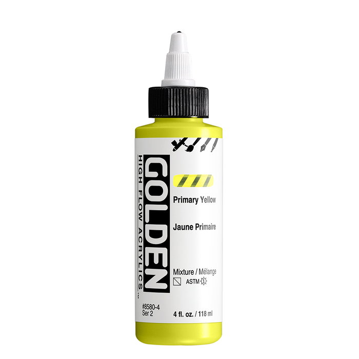Golden High Flow Colores Acrílicos Amarillo Primario 118 ml Golden High Flow Colores Acrílicos Amarillo Primario 118 ml