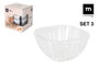 La Mediterranea Set de 3 Boles Edy 270 ml (12 Cajas)