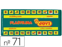 Jovi Plastilina Verde Oscuro Unidad Tamaño Mediano 150 g