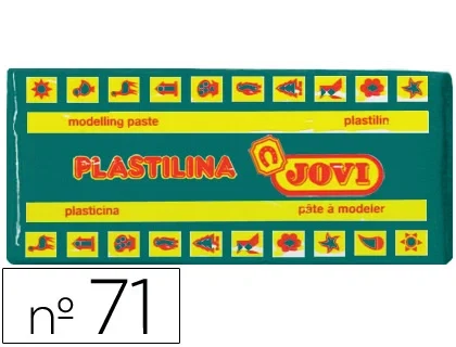 Jovi Plastilina Verde Oscuro Unidad Tamaño Mediano 150 g Jovi Plastilina Verde Oscuro Unidad Tamaño Mediano 150 g