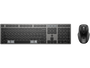 HP 720 Combo de Teclado y Ratón Inalámbricos Recargables Multidispositivo Negro