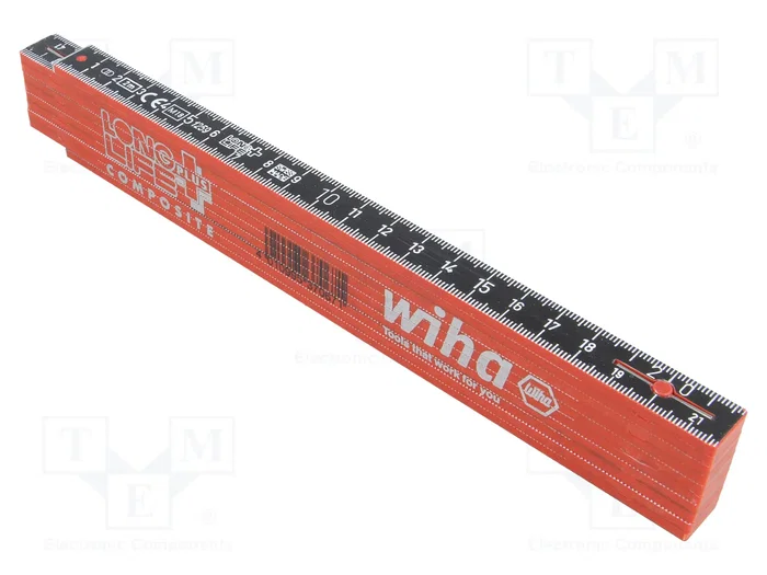 Wiha Regla plegable Longlife Plus Composite 2 m métrica Wiha Regla plegable Longlife Plus Composite 2 m métrica