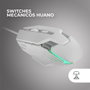 Mars Gaming MM024W Ratón Gaming RGB Blanco 4000 DPI