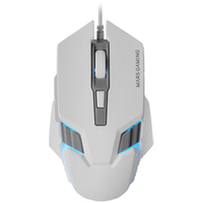 Mars Gaming MM024W Ratón Gaming RGB Blanco 4000 DPI Mars Gaming MM024W Ratón Gaming RGB Blanco 4000 DPI