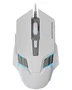 Mars Gaming MM024 Ratón Gaming RGB de 4000 DPI con 6 Botones Mecánicos Huano, Blanco, para Diestros, USB, On-The-Fly, Sensor Óptico, Cable 1.5m