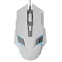 Mars Gaming Ratón Gaming MM024 Blanco Hasta 4000 DPI Precisión Óptica Iluminación RGB Flow Switches Mecánicos Huano