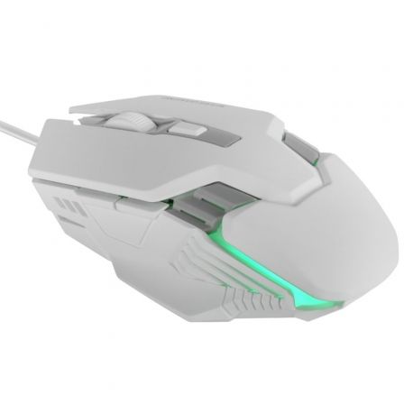 Mars Gaming Ratón Gaming MM024 Blanco Hasta 4000 DPI Precisión Óptica Iluminación RGB Flow Switches Mecánicos Huano Mars Gaming Ratón Gaming MM024 Blanco Hasta 4000 DPI Precisión Óptica Iluminación RGB Flow Switches Mecánicos Huano