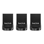 Sandisk Ultra Fit USB 32 GB Negro - Paquete de 3