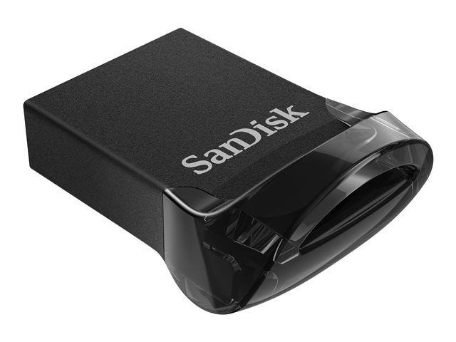Sandisk ultra fit unidad flash usb 32gb usb3.1 negro (paquete de 3)