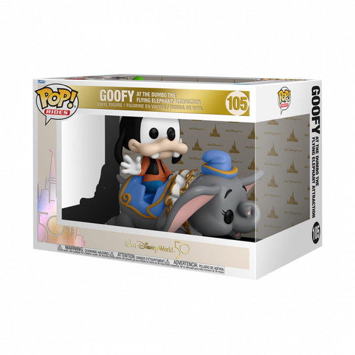 Funko Goofy volando con Dumbo 50 Aniversario Disney World Figura Vinilo 15cm Funko Goofy volando con Dumbo 50 Aniversario Disney World Figura Vinilo 15cm