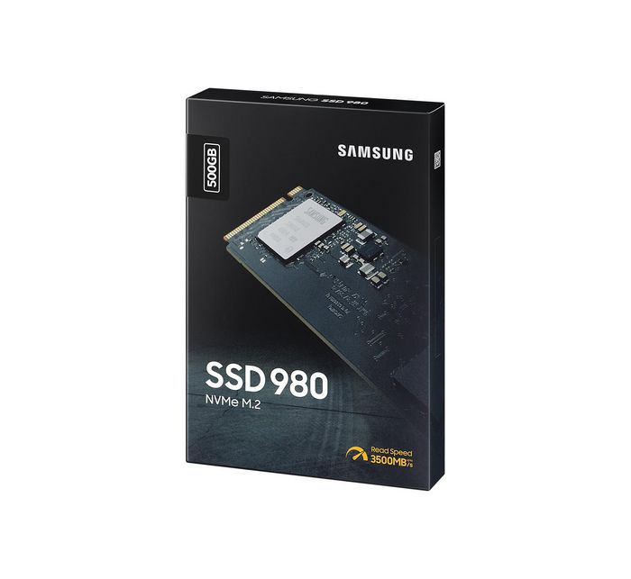 Samsung 980 NVMe M.2 SSD 500GB PCIe 3.0 | Unidad de Estado Sólido con Lectura 3500 MB/s y Escritura 3000 MB/s | Garantía 5 Años Samsung 980 NVMe M.2 SSD 500GB PCIe 3.0 | Unidad de Estado Sólido con Lectura 3500 MB/s y Escritura 3000 MB/s | Garantía 5 Años