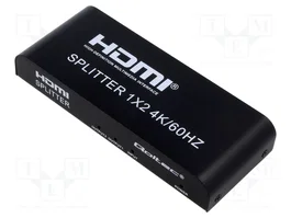 QOLTEC Divisor HDMI 2.0 Negro
