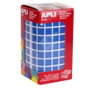 Apli Gomets Cuadrados 10mm Azul Rollo de 6.372 Unidades
