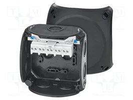 HENSEL ENYCASE® Caja de conexiones negra IP66