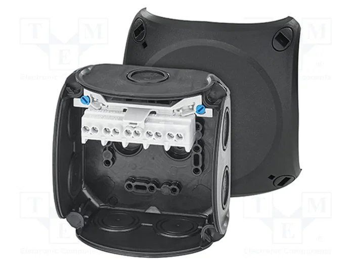 HENSEL ENYCASE® Caja de conexiones negra IP66 HENSEL ENYCASE® Caja de conexiones negra IP66