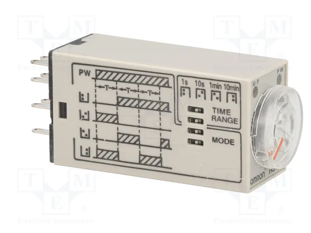 OMRON H3YN Relé de tiempo 24VDC 4PDT