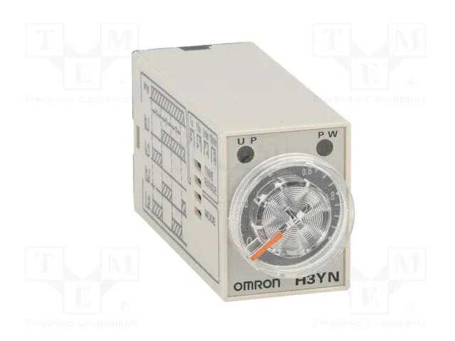 OMRON H3YN Relé de tiempo 24VDC 4PDT