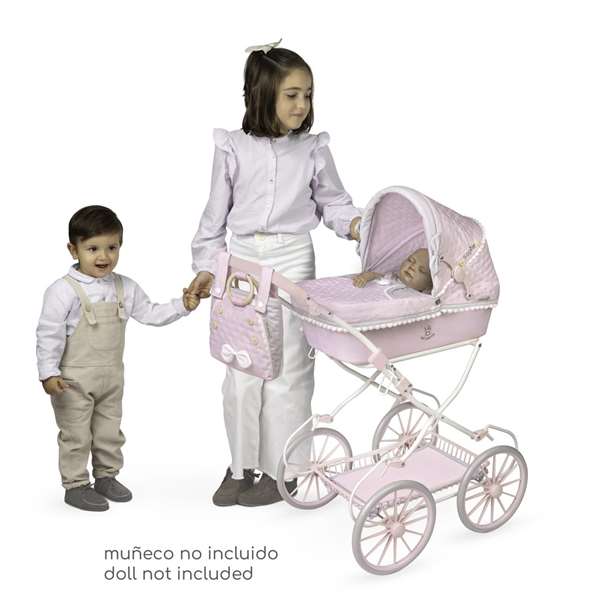 Decuevas Coche de Muñeca Plegable con Sombrilla y Bolso - para Muñecas de hasta 48 cm Decuevas Coche de Muñeca Plegable con Sombrilla y Bolso - para Muñecas de hasta 48 cm