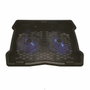 Conceptronic THANA06B Base de refrigeración para portátiles con 2 ventiladores y luz azul