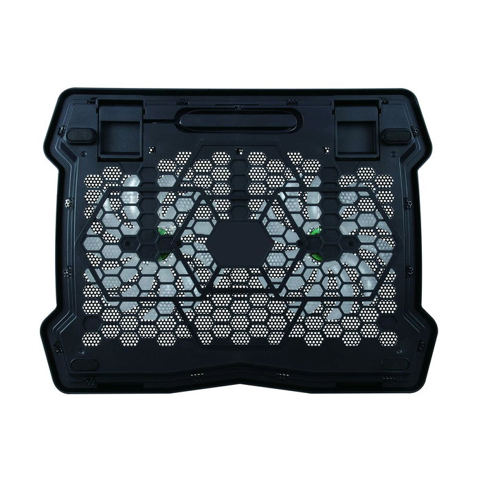 Conceptronic THANA06B Base de refrigeración para portátiles con 2 ventiladores y luz azul