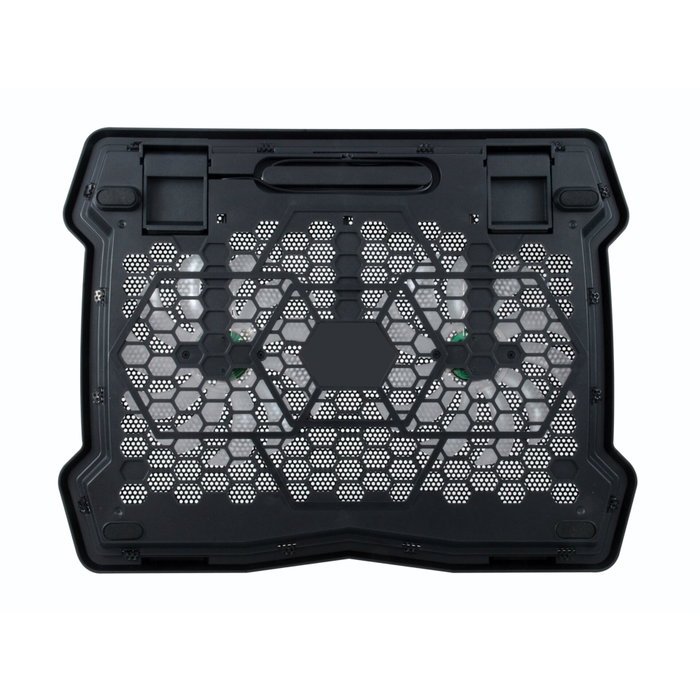 Conceptronic THANA06B Base de refrigeración para portátiles con 2 ventiladores y luz azul Conceptronic THANA06B Base de refrigeración para portátiles con 2 ventiladores y luz azul