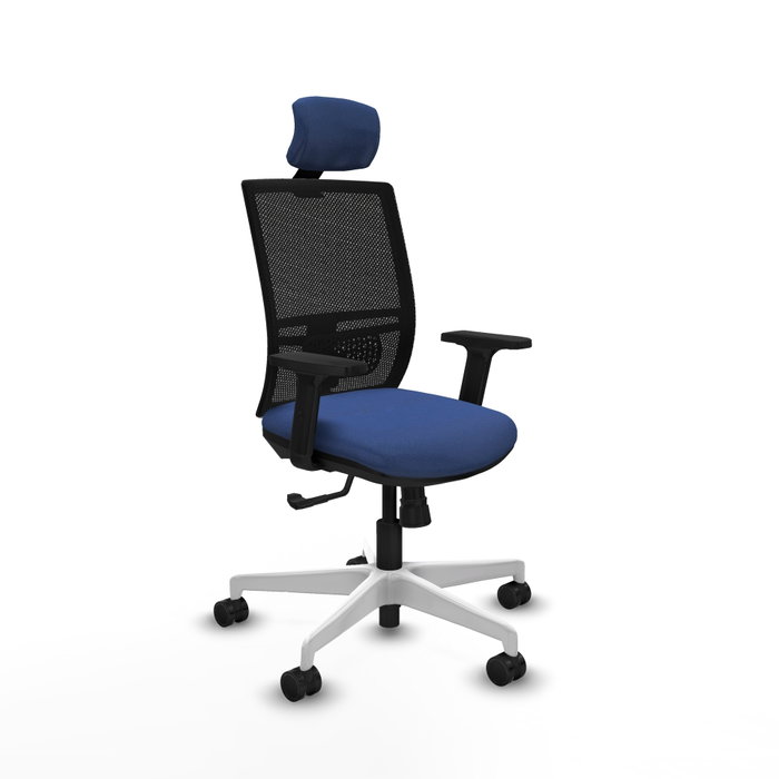 PIQUERAS Y CRESPO Silla de oficina Yunquera con mecanismo Sincro, Azul marino y Negro PIQUERAS Y CRESPO Silla de oficina Yunquera con mecanismo Sincro, Azul marino y Negro