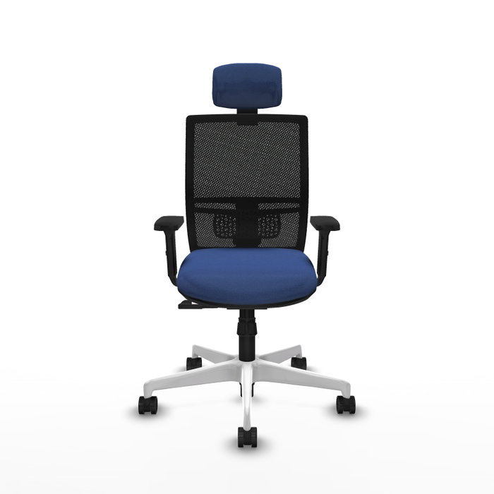 PIQUERAS Y CRESPO Silla de oficina Yunquera con mecanismo Sincro, Azul marino y Negro PIQUERAS Y CRESPO Silla de oficina Yunquera con mecanismo Sincro, Azul marino y Negro