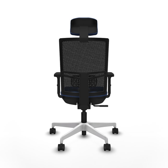 PIQUERAS Y CRESPO Silla de oficina Yunquera con mecanismo Sincro, Azul marino y Negro PIQUERAS Y CRESPO Silla de oficina Yunquera con mecanismo Sincro, Azul marino y Negro