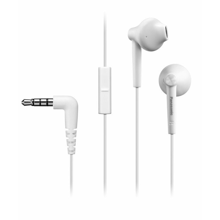Panasonic RP-TCM55 Auriculares Intrauditivos con Micrófono - Blanco