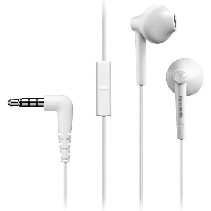 Panasonic RP-TCM55 Auriculares Intrauditivos con Micrófono - Blanco