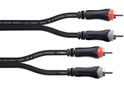 Cordial Cable De Audio Dual Rca/Rca 1 M
