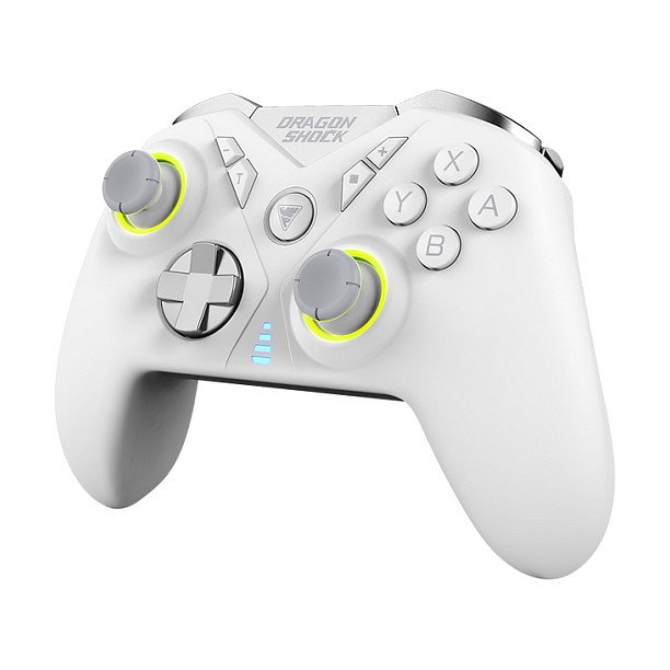 DragonShock Nebula Pro Wireless Gamepad para Nintendo Switch Blanco