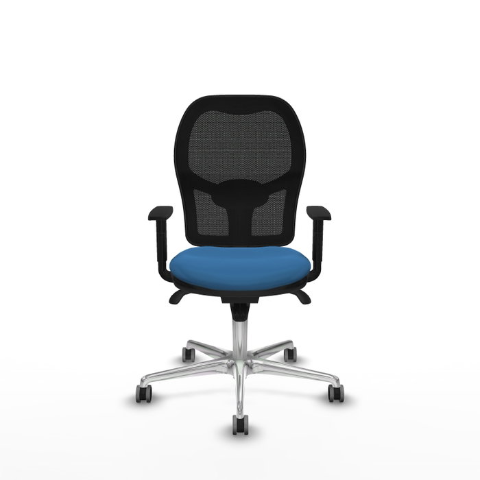 PIQUERAS Y CRESPO Silla de oficina Jorquera Azul claro y Negro