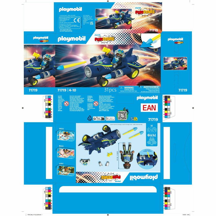Playmobil FunStars Racing Avión Espacial 71719